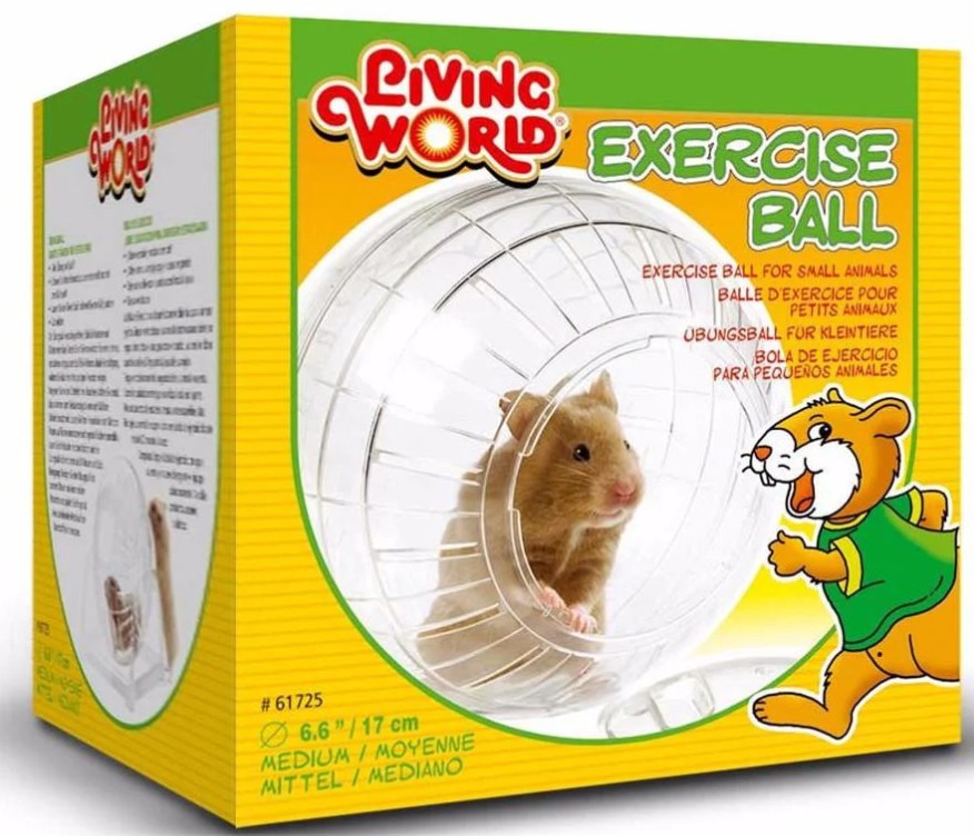 BOLA DE EJERCICIO CON BASE MEDIANO - LIVING WORLD