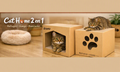 RASCADOR PARA GATOS CAT HOME 2 EN 1