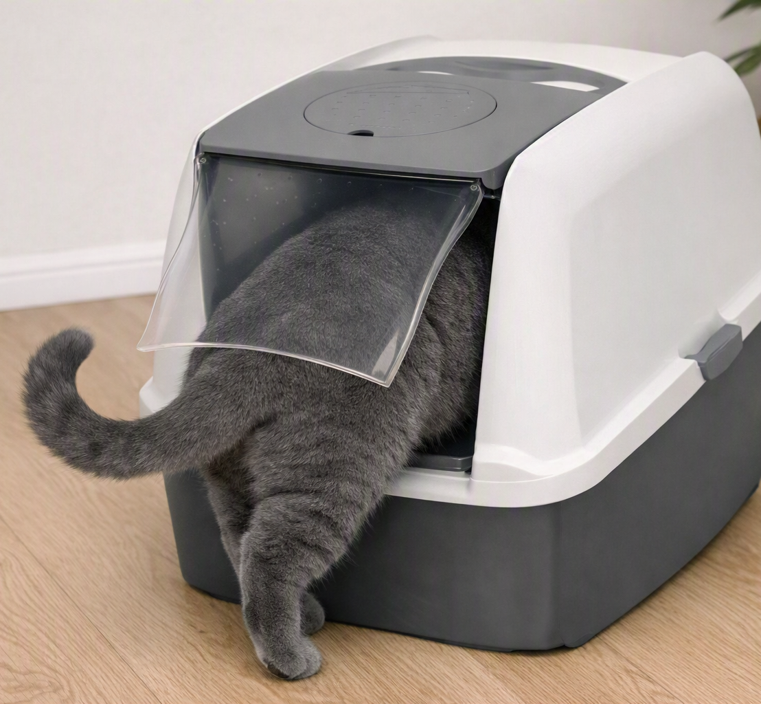 CATIT BAÑO CON CUBIERTA GRIS