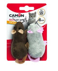 JUGUETE RATON  PARA GATOS CON BOLSILLO 8 CM (2 UND)