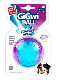 GIGWI BALL TRANSPARENTE VIOLETA L