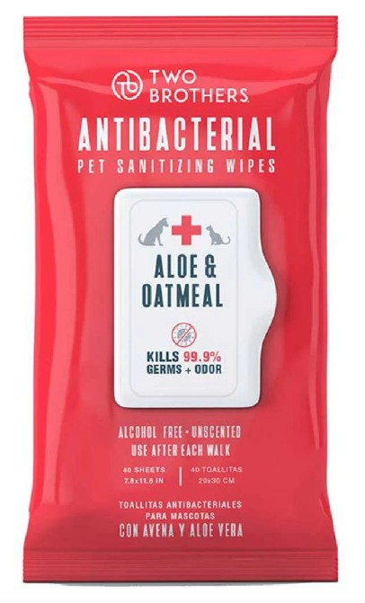 ANTIBACTERIAL WIPES 40P (CON ALOE Y AVENA)