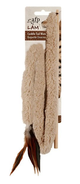 VARITA CON COLA PELUCHE TIPO CORDERO - AFP LAMB CUDDLE TAIL WAND