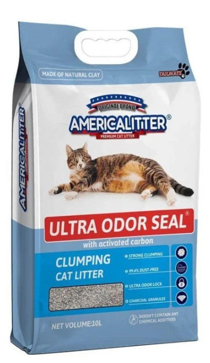 AMERICA LITTER ULTRA ODOR SEAL CARBON ACTIVO 7 KG
