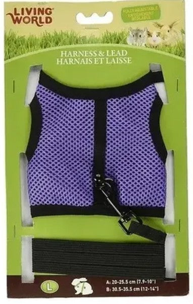 TALLA L - ARNES Y CORREA PEQ ANIMALES  LIVING WORLD