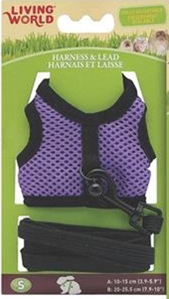 TALLA M - ARNES Y CORREA PEQUEÑOS ANIMALES LIVING WORLD