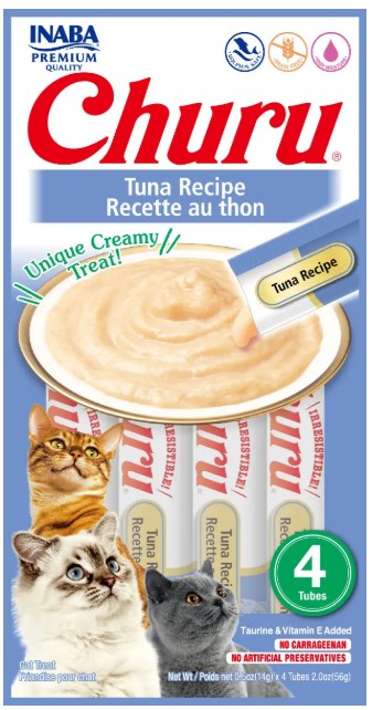 INABA CAT CHURU ATUN, 56 GR 4 UN