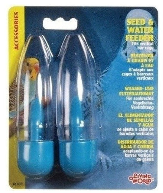 LIVING WORLD COMEDERO/BEBEDERO AVES MEDIANO 75 ML