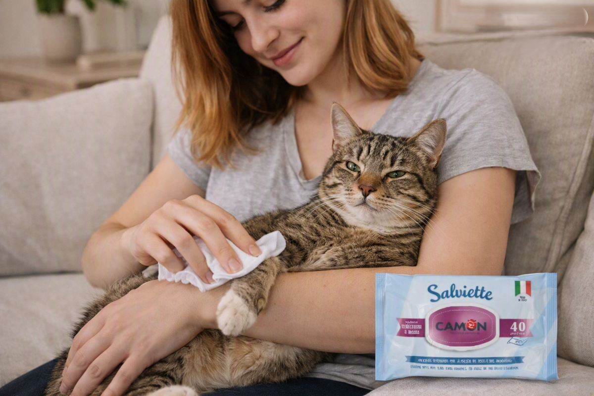 TOALLITAS PERFUMADAS CLORHEXIDINA PERRO Y GATO 40 UN