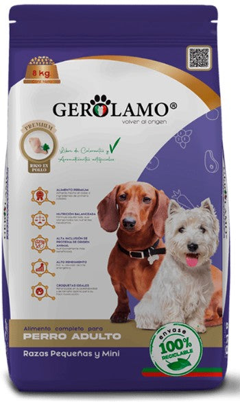 GEROLAMO ALIMENTO PERRO ADULTO PEQ Y MIN 2,7 KG