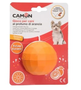 JUGUETE CON FORMA DE FRUTAS PARA PERROS - NARANJA