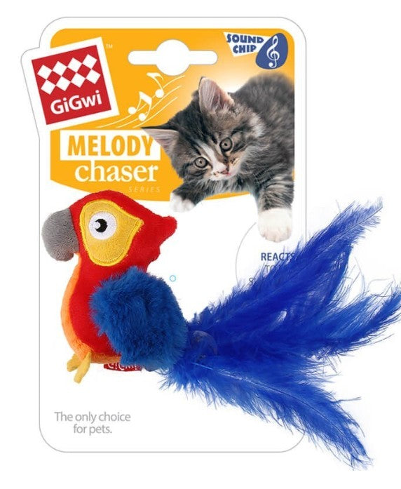 LORO 'MELODY CHASER'  CON SONIDO QUE SE ACTIVA CON EL MOVIMIENTO