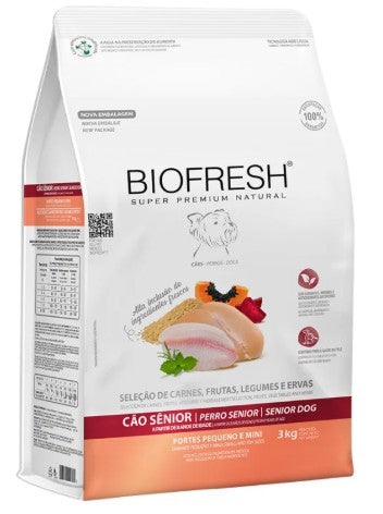 BIOFRESH SUPER PREMIUM PERROS SENIOR RAZA PEQ/MIN 3 KG