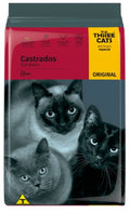 THREE CATS ORIGINAL GATOS CASTRADOS - CARNE 3 KG